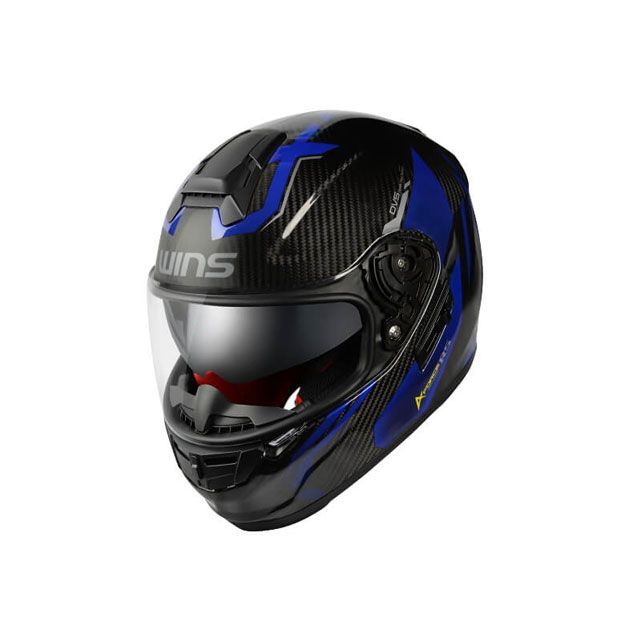 ウインズヘルメット A-FORCE RS FLASH type C（カーボン×アルマイトブルー） サイズ M JAN_4560385760853