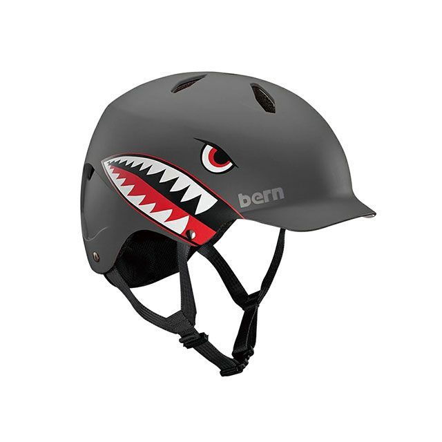 バーン（自転車） 自転車 児童用ヘルメット bern（バーン）［BANDITO］ バンディート 小学生対象（Satin Grey Flying Tiger） サイズ S/M BE-BB03E21GFT-12