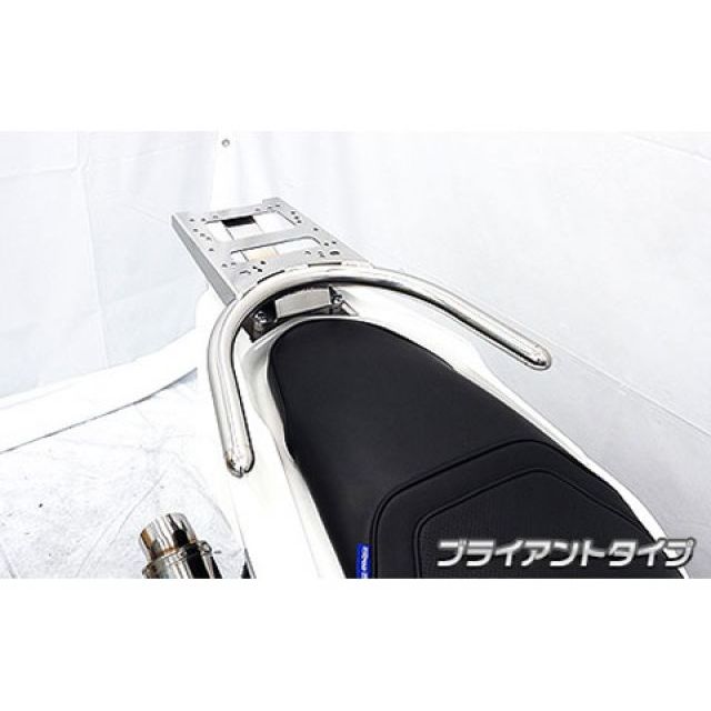 ウイルズウィン PCX160（2BK-KF47）用 リアボックス用ベースブラケット付き タンデムバー PCX160 バーエンド ブライアントタイプ
