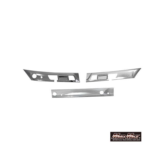マッドマックス 日野 17プロフィア 3分割 メッキ ワイパーパネル 被せ式 貼り付けタイプ MM70-PR012-01