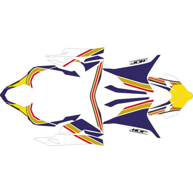【メーカー直送】エムディーエフ CBR250RR（2017-2022）グラフィックキット ロスマンズモデル ロスマンズタイプ CBR250RR タイプ コンプリートセット M17CBR-E-RO-ALL