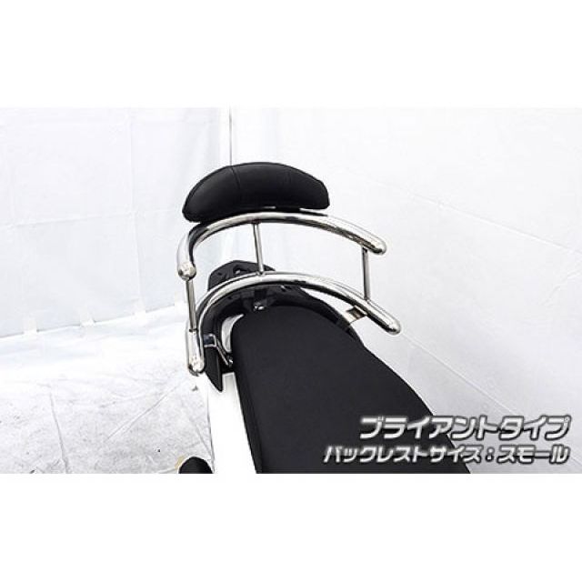 ウイルズウィン ディオ110（2BJ-JK03）用 バックホールドタンデムバー ブライアントタイプ ディオ110 バックレストサイズ スモール