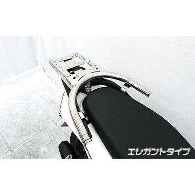 ウイルズウィン ディオ110（2BJ-JK03）用 リアボックス用ベースブラケット付き タンデムバー エレガントタイプ ディオ110