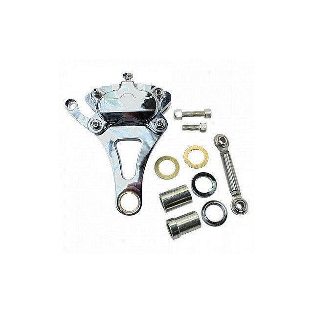 部品屋K&W XS650用スプリンガーキャリパーKIT 左側用 XS650 カラー クロームメッキ 116-0059-XS