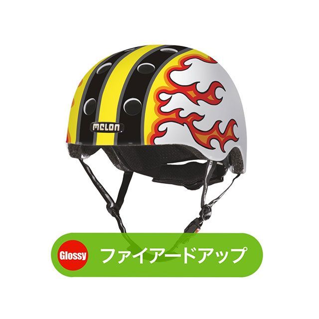 Melonhelmets（自転車） ファイヤドアップ サイズ XXS-S MUA.P102G.XS
