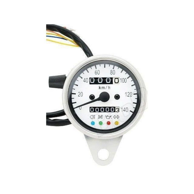 【メーカー直送】スパンキーズ 社外スピードメーター ジャイロ カラー 白 337 11,418円