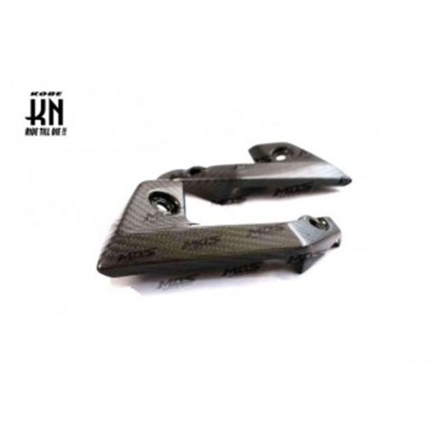 モトオブスポーツ MOS カーボンラジエーターサイドカバー MT-03 MT-25 Y-MT-3-4-C01-KN｜モトメガネ 店