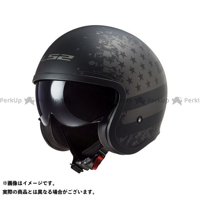 LS2 HELMETS ジェットヘルメット SPITFIRE(マットブラックチタニウム) サイズ