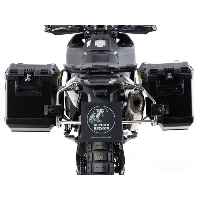 ヘプコ＆ベッカー サイドケースホルダー ＋ Xplorer（Cutout）セット（ブラック） Norden 901 Norden 901 Expedition 651-7634-0022B