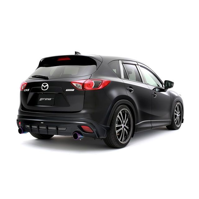 grow CX-5 リアハーフスポイラー 単色塗装済み カラー ブラックマイカ 16W