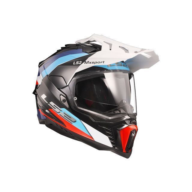 最安値挑戦】 LS2 HELMETS オフロードヘルメット EXPLORER F ブロンティアブラックブルー サイズ uldus.com