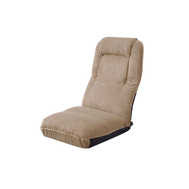 【メーカー直送】東谷 THC-55BE 4WAYハイバックフロアチェア（ベージュ） THC-55BE