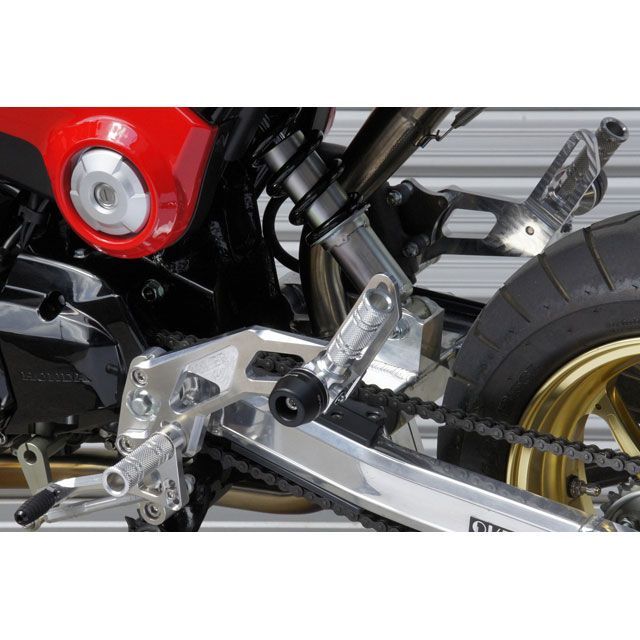 オーバーレーシング タンデムステップ スライダー(シルバー) GROM ・59-22-02|モトメガネ 店