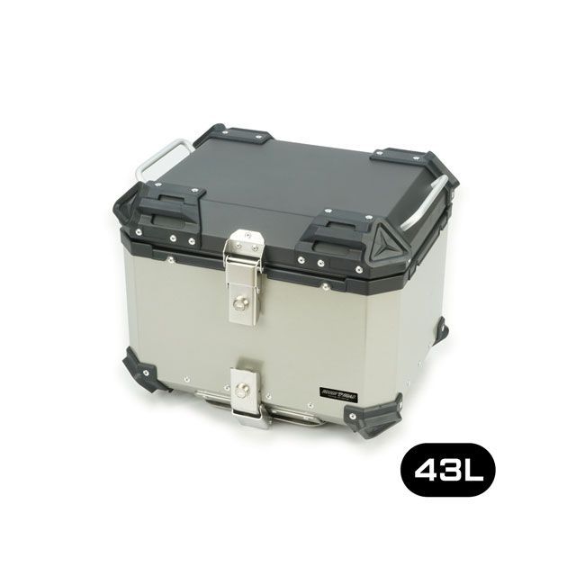 ラリー RALLY890 アルミトップケース43（シルバー） RY89003SV