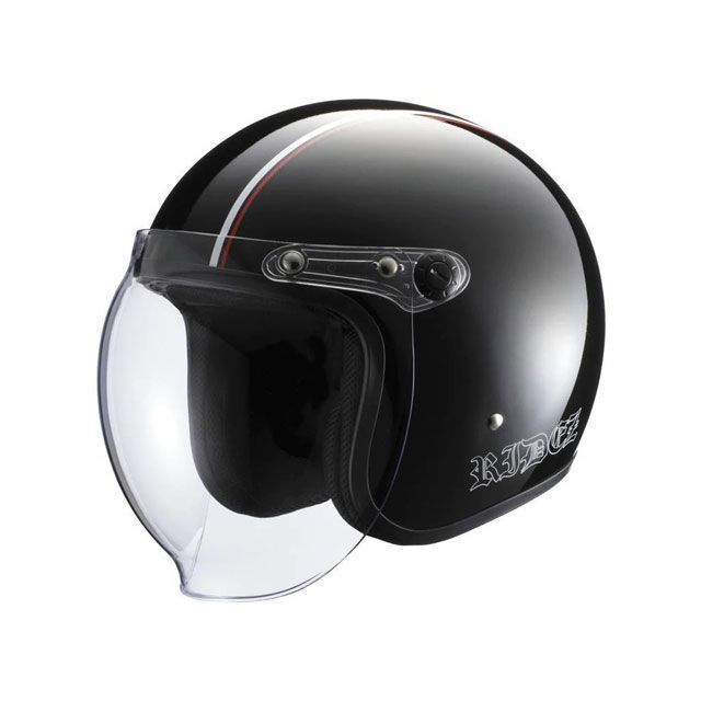 ライズ JB HELMET バイク用ジェットヘルメット(ブラック/ホワイト/レッド) 90699|モトメガネ 店