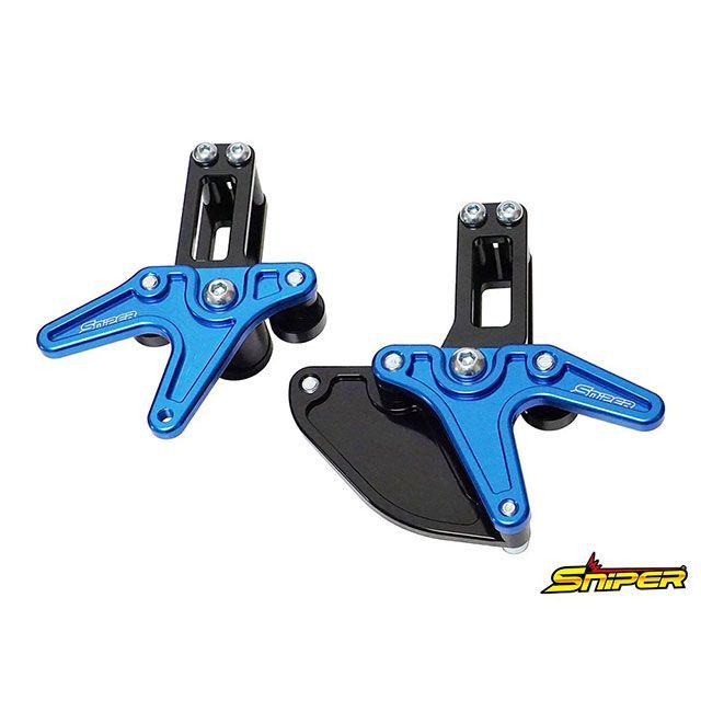 スナイパー レーシングスタンドフック スプロケットガード付（ブルー） Dax125/ダックス125/ST125 GROM SP0151BL