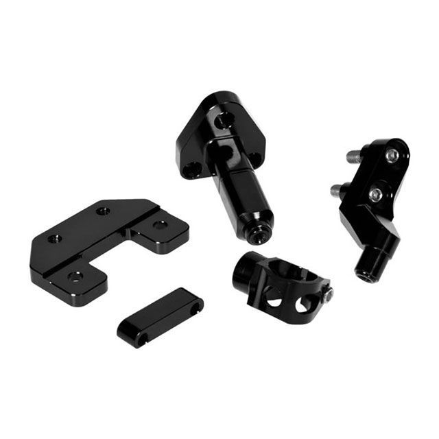 エートップ YZF-R3 MT-03 YZF-R25 ステアリングダンパーキット アルミ削りだし CNC加工（ブラック） T-MT-SDBLK