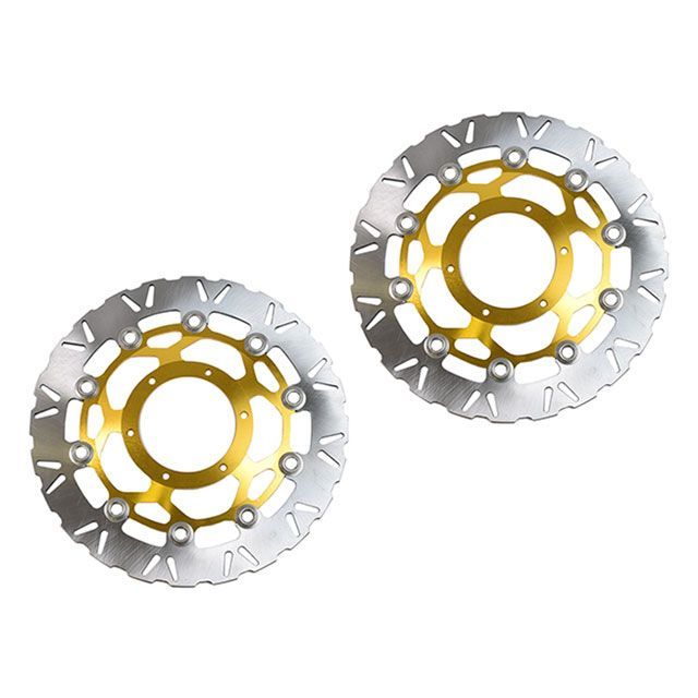 エートップ CBR600RR F5 CBR1000RR フロントディスクローター セット フローティングタイプ ゴールド 310φ 310mm CBR1000RR CBR600RR T-CBR1000RR-DRH