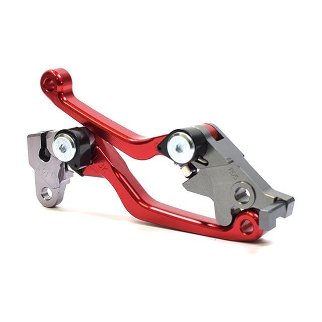 エートップ ピボットレバーセット CRM250R CRM250AR XR250 XR400モタード ショートレバー（レッド） T-CRM250-RSRED