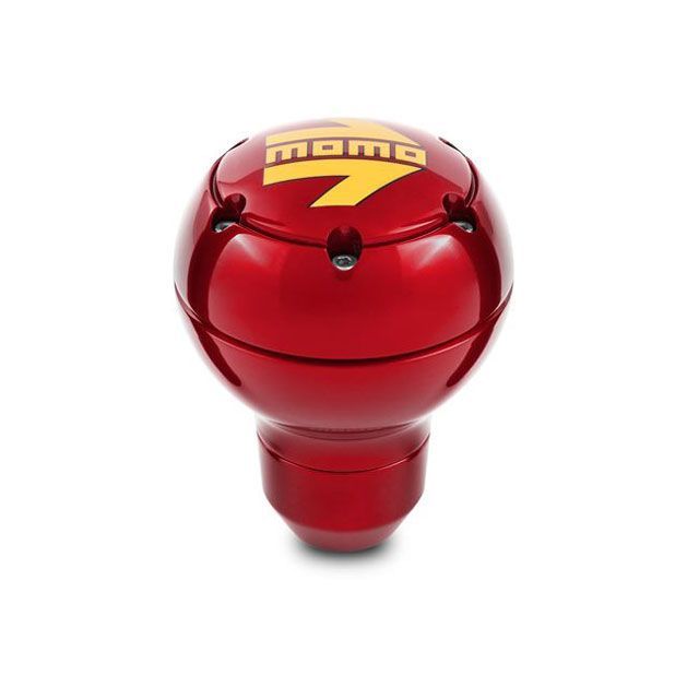 モモ シフトノブ ラウンドメタル レッド SK117