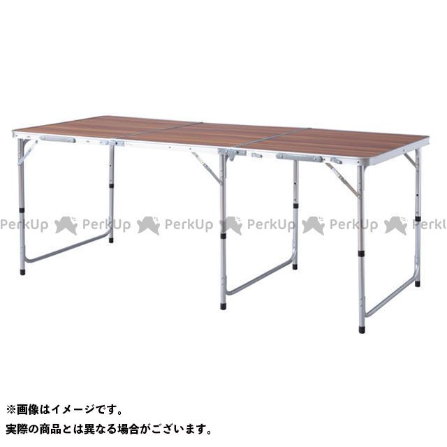 【メーカー直送】東谷 ODL-558 フォールディングテーブル ワイド D80（ブラウン） ODL-558