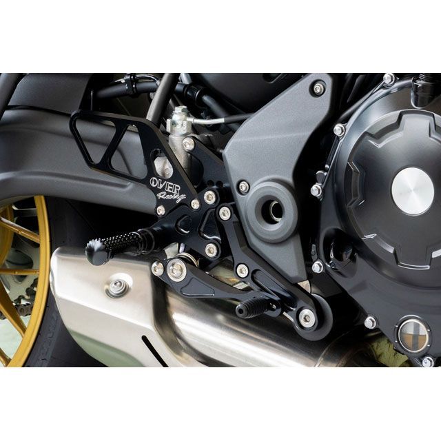 オーバーレーシング バックステップ 4ポジション（ブラック） Z650RS ・51-80-01B
