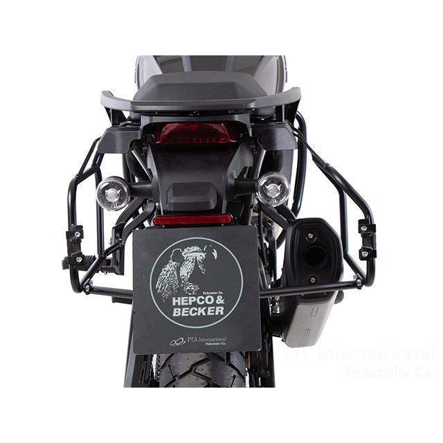 ヘプコ＆ベッカー Xplorer（Cutout）用サイドケースホルダー（ホルダーのみ）/（ブラック） Pan America1250 Special Pan America1250/ST 651-7600-0001F
