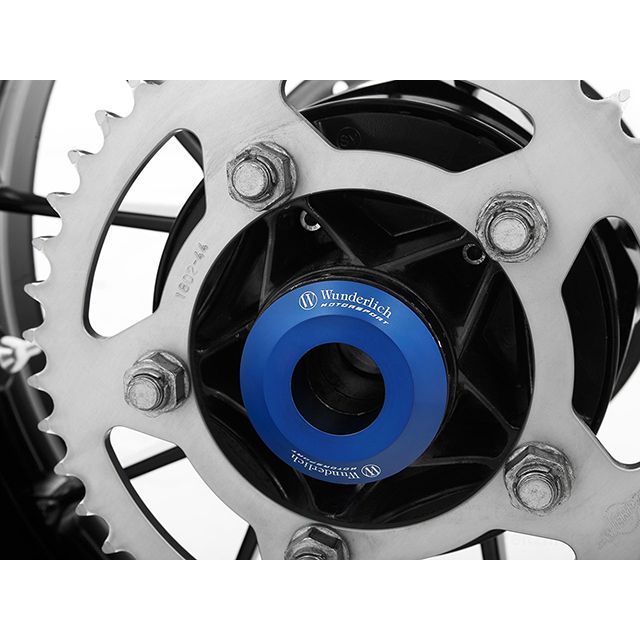 ワンダーリッヒ リアホイール スリーブ「TRACKDAY」 純正キャストホイール仕様車用 チェーンサイド（ブルー） S1000RR W42145-308