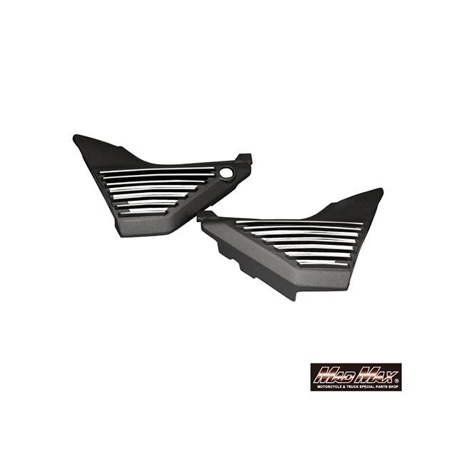 マッドマックス カワサキ ZRX400 サイドカバー/アルフィンカバー（フィン削出しブラック） ZRX400 ZRX400 II MM19-0418-03