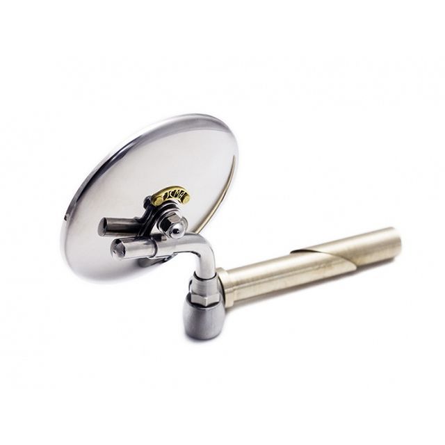 モーターロック JCMAミラー バーエンド φ100 ポリッシュ 汎用 JCMAタグ Brass/Nickel MR-HC068P 15,050円
