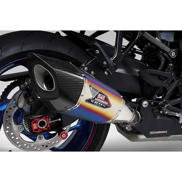 ヨシムラ Slip-On R-11Sq サイクロン EXPORT SPEC 政府認証 STB（チタンブルーカバー） GSX-S1000GT 110-19E-L16G1｜モトメガネ 店