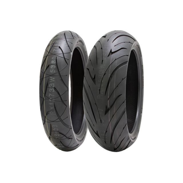 シンコー 016 VERGE 2X 180/55ZR17 M/C（73W）/（ブラック/ブラック） 汎用 18550160