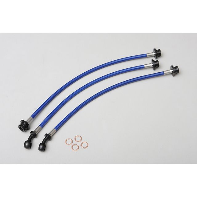 【メーカー直送】マスターピース ジムニーJA11用 ステンレスメッシュ カラーコーティング ブレーキ ホース カラー オレンジ PMH-S03｜モトメガネ 店 17,695円