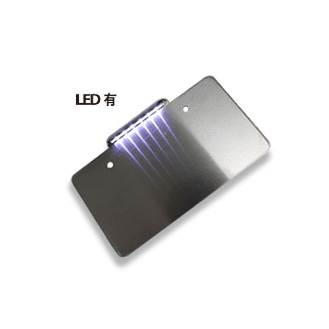 トライジャ ナンバーサポート横型LED（ポリッシュ） 汎用 TJ095744