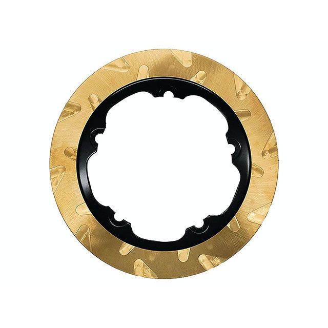 LyndallBrakes SMOOTH/S/Bwheel 11.8in GLD/BK 5mm厚 フロント ハーレー用 ・029461