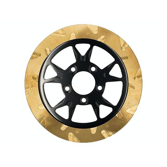 LyndallBrakes SMOOTH/B-52 11.8in GLD/BK 7mm厚 リア V-Rod ツーリング ・029462