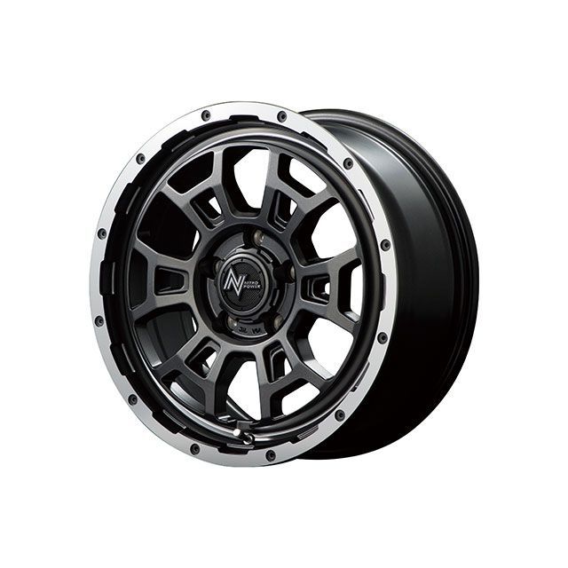 MID NITRO POWER H6SLUG（SGMP セミグロスガンメタ/フランジDC/リムヴァレーポリッ）