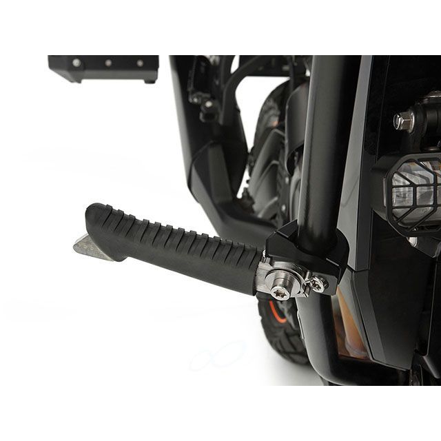 ワンダーリッヒ フットレスト Lrset/エンジンガードマウント(ブラック) W90318-002|モトメガネ 店