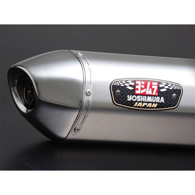 ヨシムラ Slip-On R-77Jサイクロン EXPORT SPEC 政府認証（SSS） SV650 SV650X 110-119-5V50