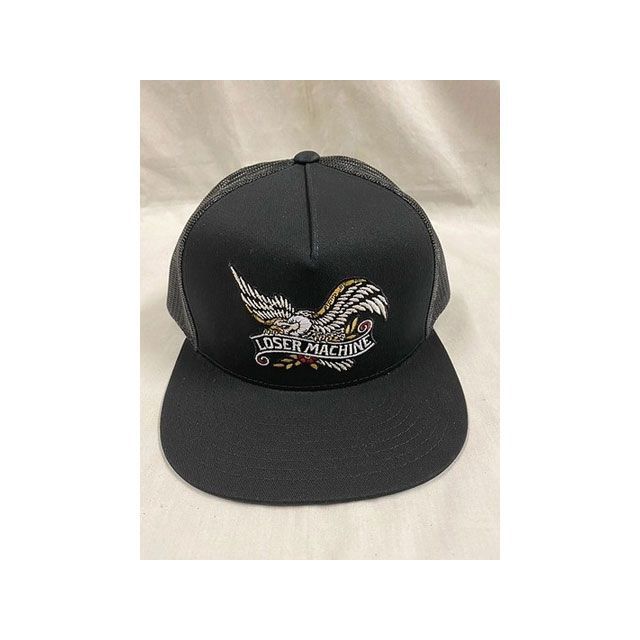 LOSER MACHINE COMPANY メッシュキャップ 黒×黒 P599316