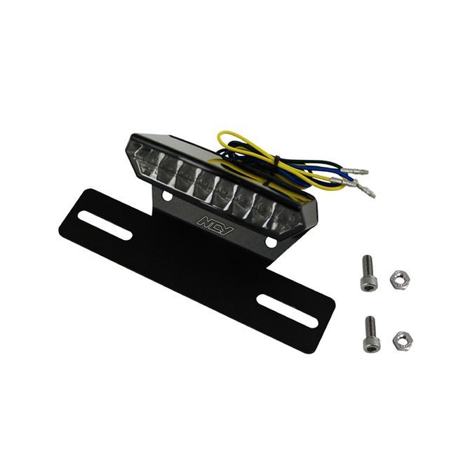 KN企画 汎用LEDテールアッセン ブラケット付（ブラック） ZOOMER 汎用 999J02ZOOMBKLL-KN