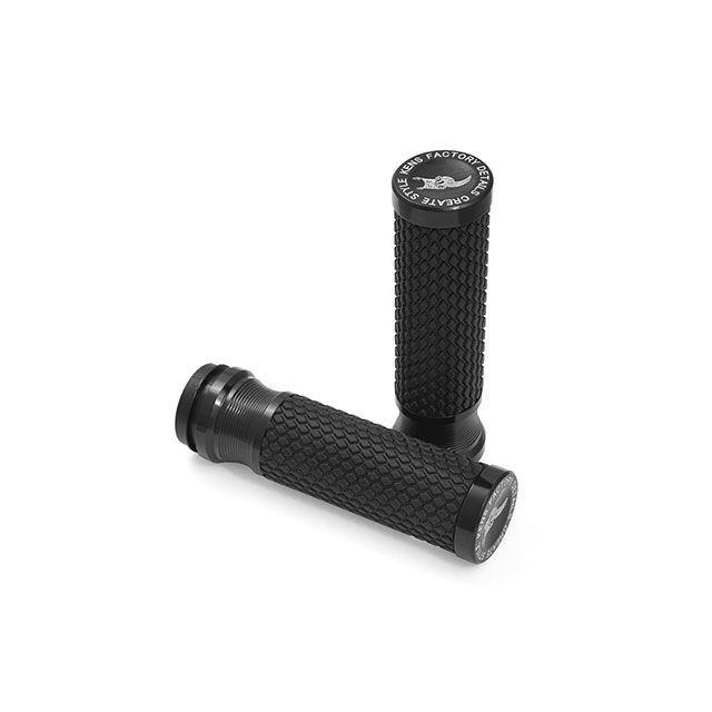 ケンズファクトリー Next Level Block Rubber Grip Black TBW 電子スロットル車両 KFG-02|モトメガネ 店