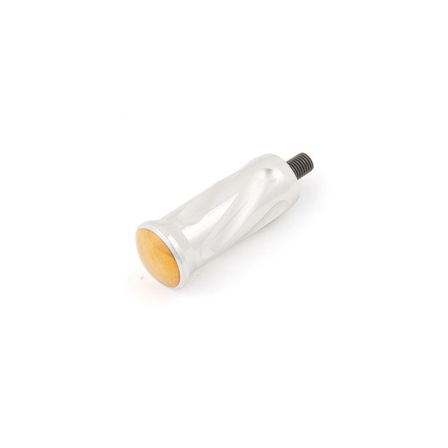 ケンズファクトリー Neo-Fusion Spiral Polished brass Shifter peg ハーレー用 5-029