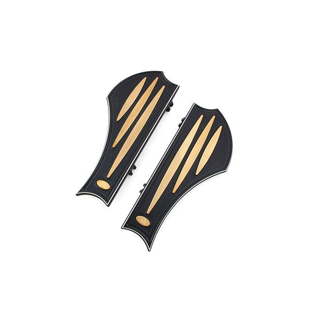 ケンズファクトリー Neo-Fusion Black Floor Board w/Brass insert FL Touring 5-203｜モトメガネ 店 54,228円