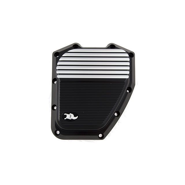 ケンズファクトリー Vanquish Cam Cover Black/Machine Cut For TC Twin Cam 8-104
