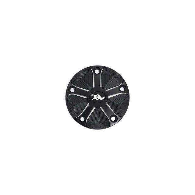 ケンズファクトリー Point Cover 5 hole 5Spoke Black/Machine Cut TC 5Hole 8-910｜モトメガネ 店