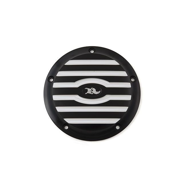ケンズファクトリー Derby cover 5 hole Ribbed Black/machine cut 8-921｜モトメガネ 店
