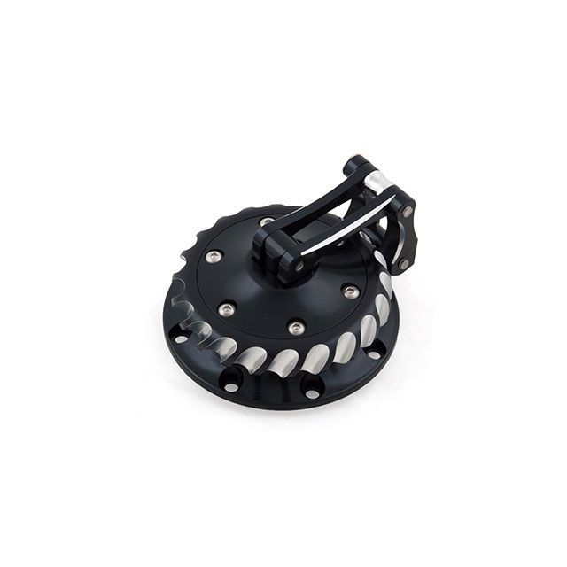 ケンズファクトリー Neo-Fusion Gas Cap Black&Machine Cut ハーレー用 12-101|モトメガネ 店