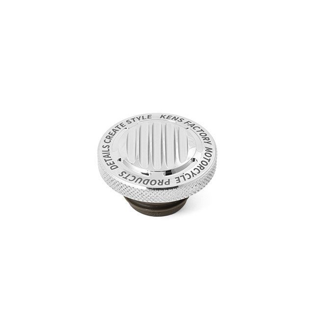 ケンズファクトリー NL Gas Cap Finned Chrome 96up RH オールモデル KFC-05