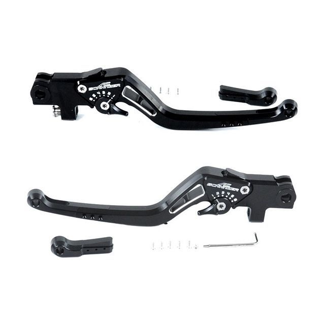 ACシュニッツァー Brake and clutch lever adjustable AC S2 (set) R nineT Urban GS | S700005-H15-V15-005 acs_S700005-H15-V15-005|モトメガネ 店